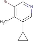 3-Bromo-5-cyclopropyl-4-methyl-pyridine