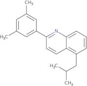 2-(3,5-Dimethylphenyl)-5-isobutylquinoline