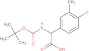 α-(Boc-amino)-4-fluoro-3-methyl-benzeneacetic acid