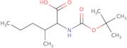 2-([(tert-Butoxy)carbonyl]amino)-3-methylhexanoic acid