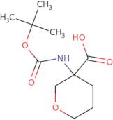 3-{[(tert-Butoxy)carbonyl]amino}oxane-3-carboxylic acid