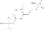 2-{[(tert-Butoxy)carbonyl]amino}-5-methanesulfonylpentanoic acid