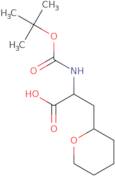 2-([(tert-Butoxy)carbonyl]amino)-3-(oxan-2-yl)propanoic acid