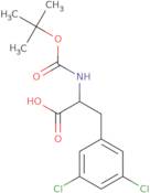 2-{[(tert-Butoxy)carbonyl]amino}-3-(3,5-dichlorophenyl)propanoic acid