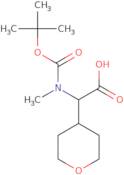 2-{[(tert-Butoxy)carbonyl](methyl)amino}-2-(oxan-4-yl)acetic acid