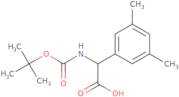 2-{[(tert-Butoxy)carbonyl]amino}-2-(3,5-dimethylphenyl)acetic acid