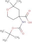 4-{[(tert-Butoxy)carbonyl]amino}-2,2-dimethyloxane-4-carboxylic acid