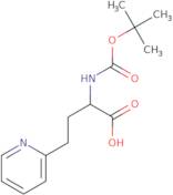 2-{[(tert-Butoxy)carbonyl]amino}-4-(pyridin-2-yl)butanoic acid