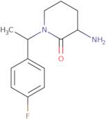 3-Amino-1-[1-(4-fluorophenyl)ethyl]piperidin-2-one