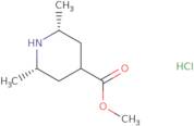 (2a,4a,6a)-2,6-Dimethyl-piperidine-4-carboxylic Acid methyl ester hydrochloride