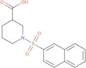 1-(Naphthalene-2-sulfonyl)piperidine-3-carboxylic acid