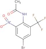 N-[4-Bromo-2-nitro-6-(trifluoromethyl)phenyl]acetamide