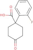 1-(2-Fluorophenyl)-4-oxocyclohexanecarboxylic acid