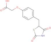 2-(4-((2,4-Dioxothiazolidin-5-yl)methyl)phenoxy)acetic acid