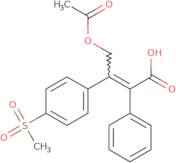 (Z)-4-Acetoxy-3-(4-(methylsulfonyl) phenyl)-2-phenylbut-2-enoic acid