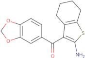 3-(1,3-Dioxaindane-5-carbonyl)-4,5,6,7-tetrahydro-1-benzothiophen-2-amine