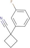 1-(3-Fluorophenyl)cyclobutane-1-carbonitrile