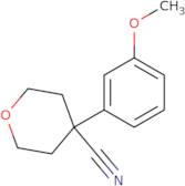 4-(3-Methoxyphenyl)oxane-4-carbonitrile