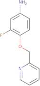 3-Fluoro-4-(pyridin-2-ylmethoxy)aniline