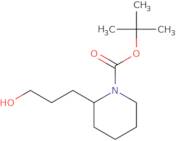 tert-Butyl 2-(3-hydroxypropyl)piperidine-1-carboxylate