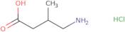 (3S)-4-Amino-3-methylbutanoic acid hydrochloride