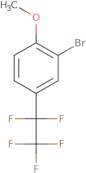 2-Bromo-1-methoxy-4-pentafluoroethyl-benzene