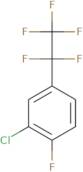 2-Chloro-1-fluoro-4-pentafluoroethyl-benzene