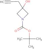 1-Boc-3-hydroxy-3-cyanomethylazetidine