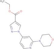 Ethyl 1-(2-morpholinopyridin-4-yl)-1H-pyrazole-4-carboxylate