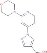 (1-(2-Morpholinopyridin-4-yl)-1H-pyrazol-4-yl)methanol