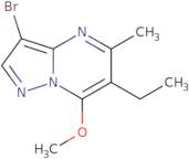 3-Bromo-6-ethyl-7-methoxy-5-methylpyrazolo[1,5-a]pyrimidine