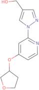 (1-(4-((Tetrahydrofuran-3-yl)oxy)pyridin-2-yl)-1H-pyrazol-4-yl)methanol