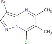 3-Bromo-7-chloro-5,6-dimethylpyrazolo[1,5-a]pyrimidine