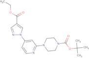 tert-Butyl 4-{4-[4-(ethoxycarbonyl)-1H-pyrazol-1-yl]pyridin-2-yl}piperazine-1-carboxylate