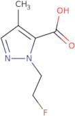 2-(2-Fluoroethyl)-4-methylpyrazole-3-carboxylic acid