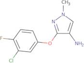 3-(3-Chloro-4-fluorophenoxy)-1-methyl-1H-pyrazol-4-amine