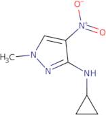 Cyclopropyl-(1-methyl-4-nitro-1H-pyrazol-3-yl)-amine