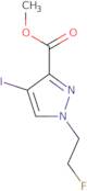 1-(2-Fluoro-ethyl)-4-iodo-1H-pyrazole-3-carboxylic acid methyl ester