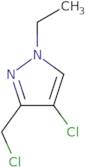 4-Chloro-3-(chloromethyl)-1-ethyl-1H-pyrazole