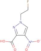 1-(2-Fluoroethyl)-4-nitro-1H-pyrazole-3-carboxylic acid