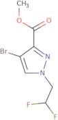 4-Bromo-1-(2,2-difluoro-ethyl)-1H-pyrazole-3-carboxylic acid methyl ester