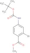 2-Bromo-4-[[(1,1-dimethylethoxy)carbonyl]amino]-benzoic acid methyl ester