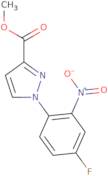 Methyl 1-(4-fluoro-2-nitrophenyl)-1H-pyrazole-3-carboxylate