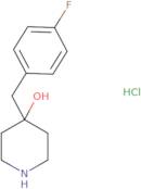 4-[(4-Fluorophenyl)methyl]piperidin-4-ol hydrochloride