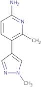 6-Methyl-5-(1-methyl-1H-pyrazol-4-yl)pyridin-2-amine