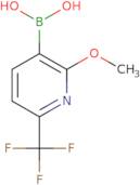 [2-Methoxy-6-(trifluoromethyl)pyridin-3-yl]boronic acid