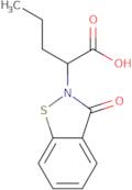 2-(3-Oxo-2,3-dihydro-1,2-benzothiazol-2-yl)pentanoic acid