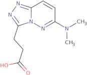 3-[6-(Dimethylamino)-[1,2,4]triazolo[4,3-b]pyridazin-3-yl]propanoic acid