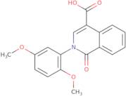 2-(2,5-dimethoxyphenyl)-1-oxo-1,2-dihydroisoquinoline-4-carboxylic acid