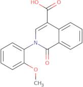 2-(2-Methoxyphenyl)-1-oxo-1,2-dihydroisoquinoline-4-carboxylic acid
